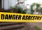 A worker removing Asbestos safely.